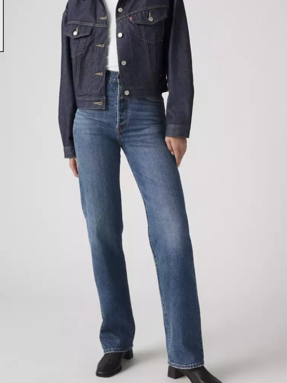 Levi's® Premium Ribcage Full Length Women's Jeans 26WX32L Valley View - Dark NWT